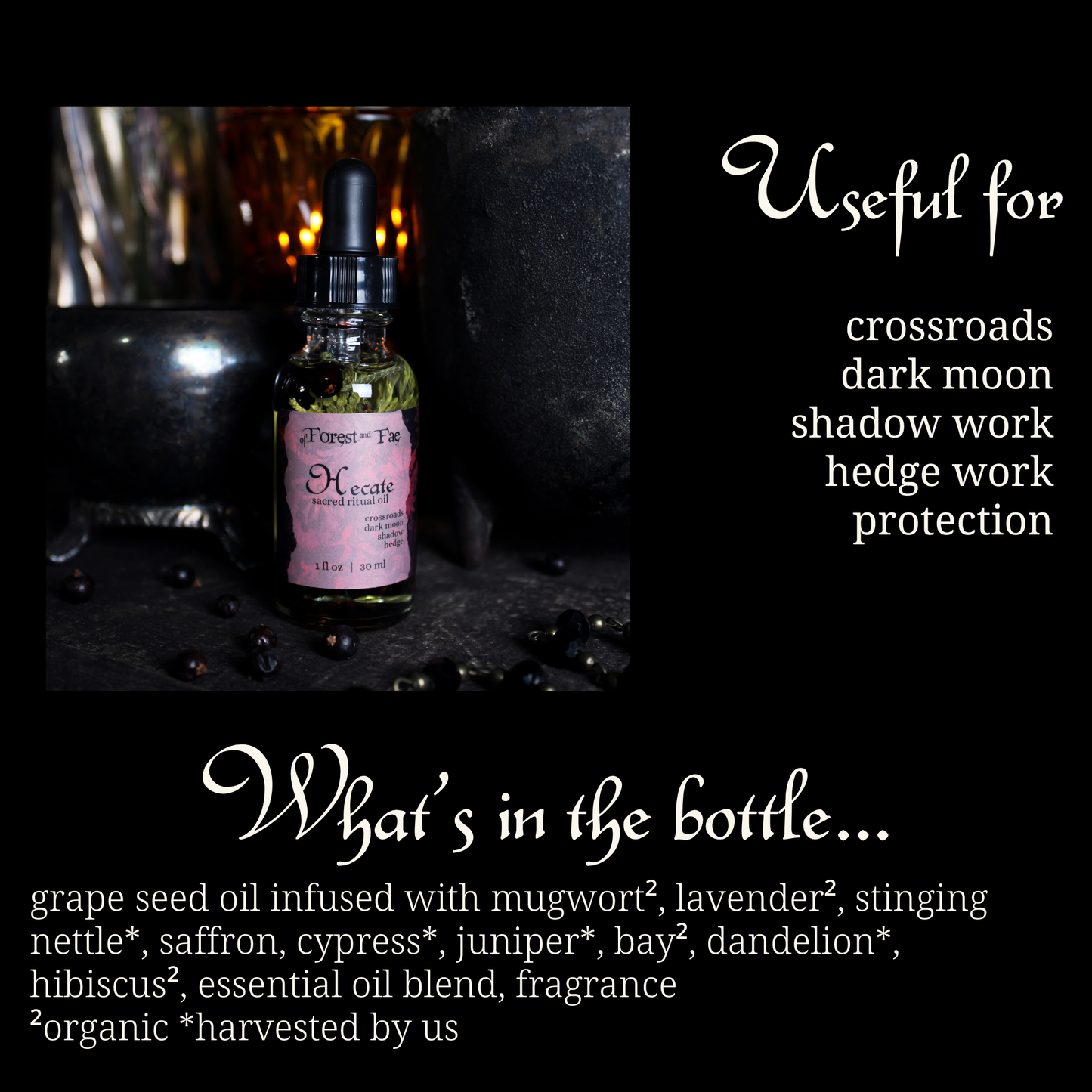 Hecate Sacred Ritual Oil