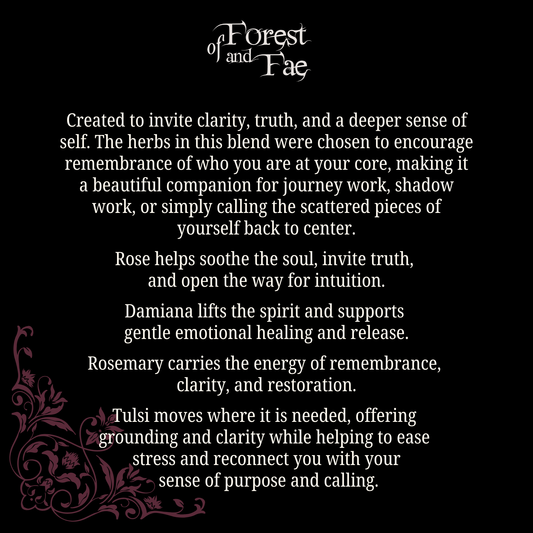Remembrance Elixir • Herbal Tincture