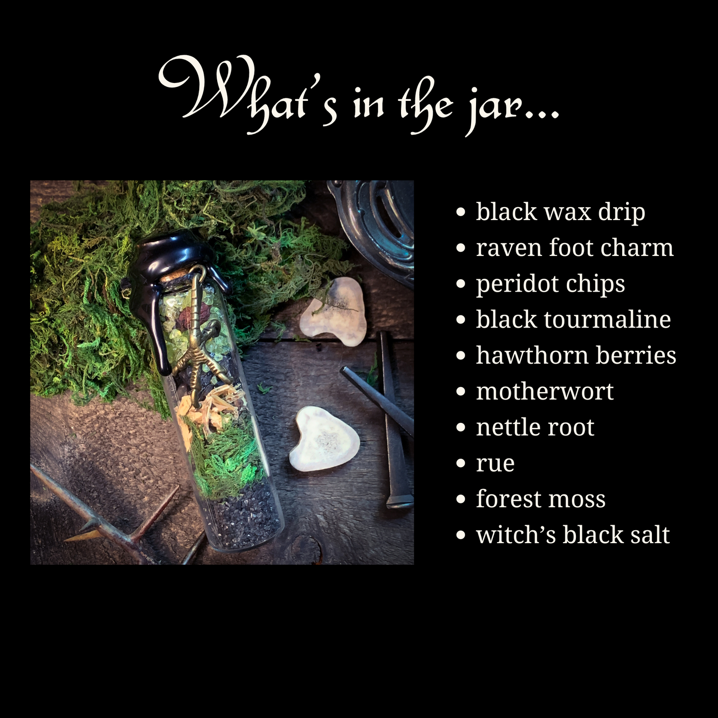 Bog Witch Spell Jar