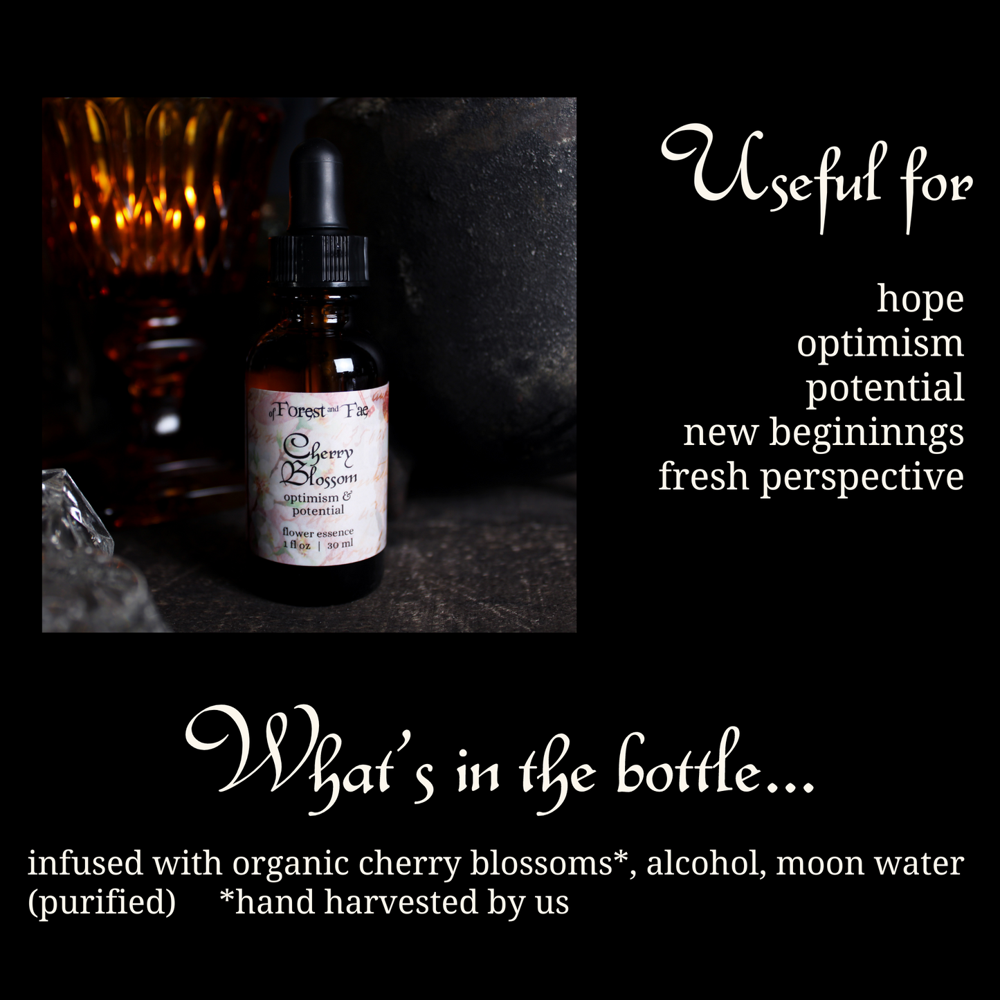 Optimism & Potential - Cherry Blossom Flower Essence
