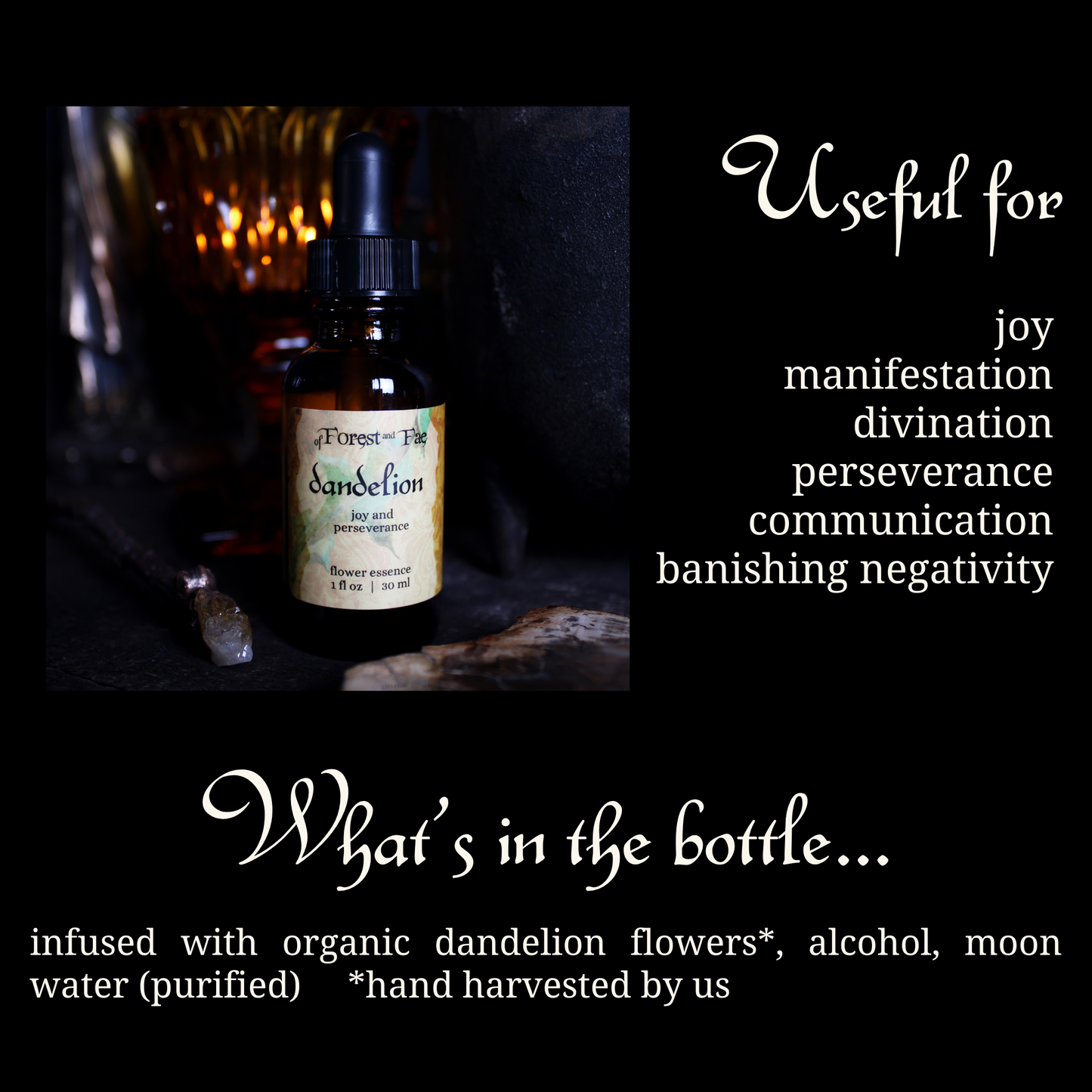 Joy & Perseverance - Dandelion Flower Essence