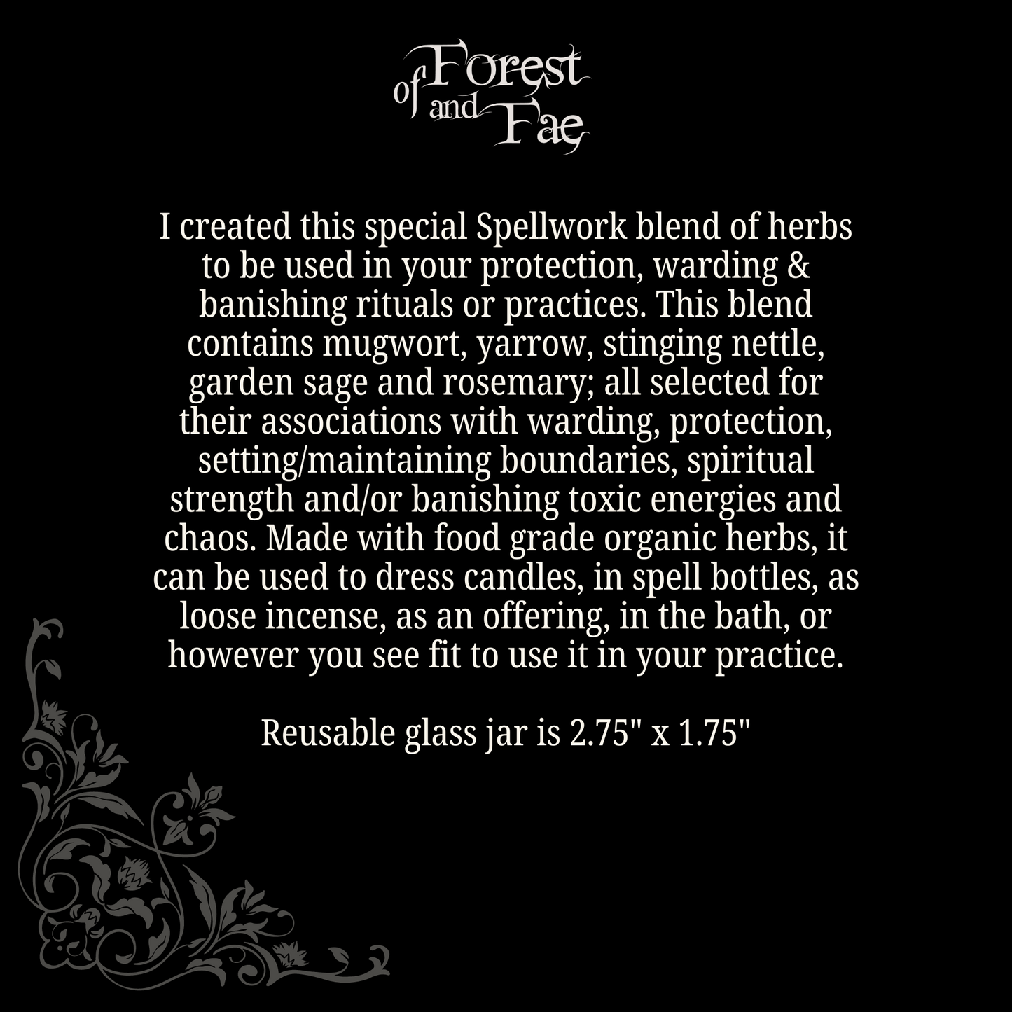 Protection Spellwork Herb Blend