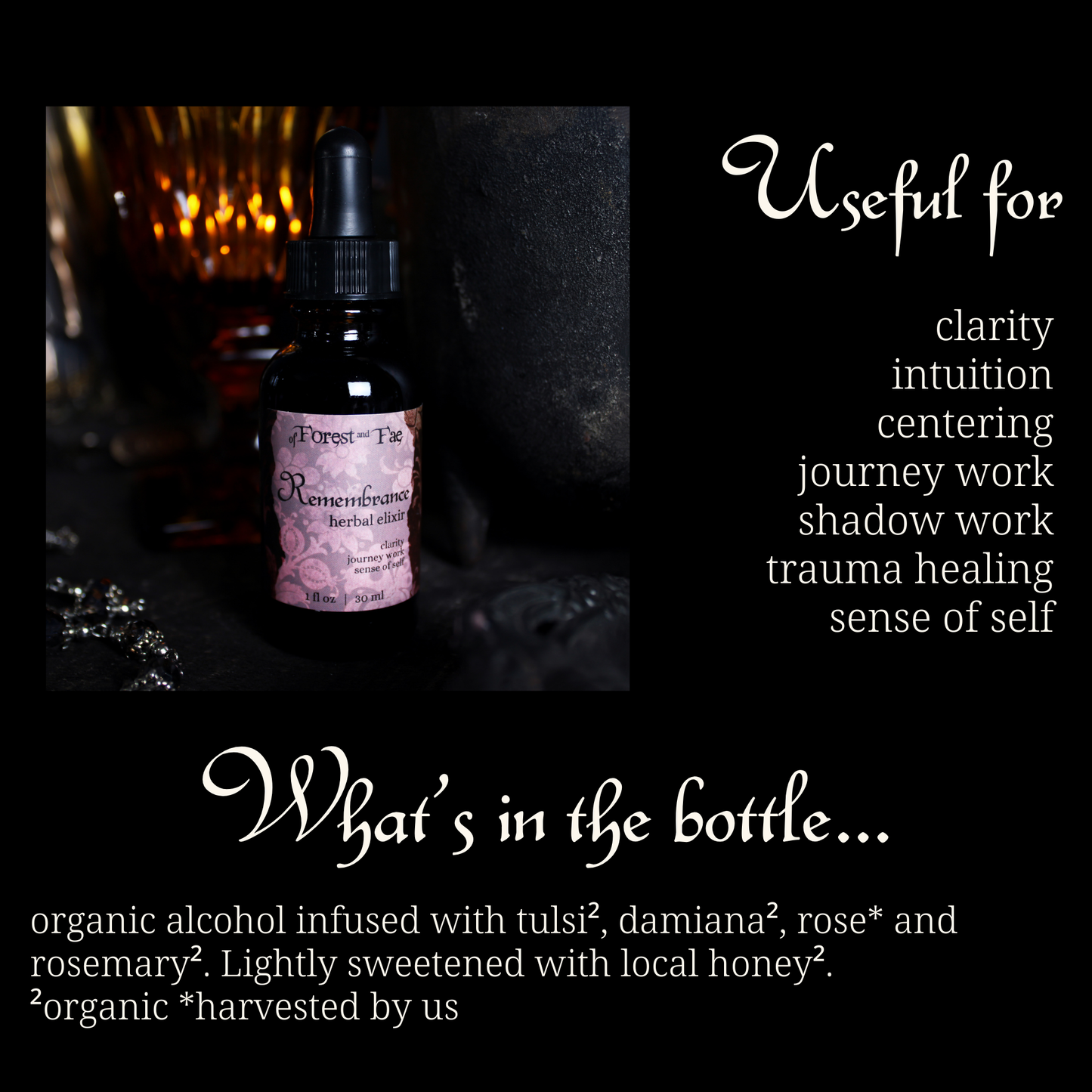 Remembrance Elixir - Herbal Tincture