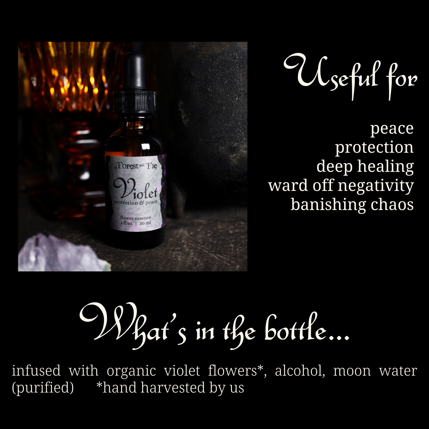 Protection & Peace - Violet Flower Essence