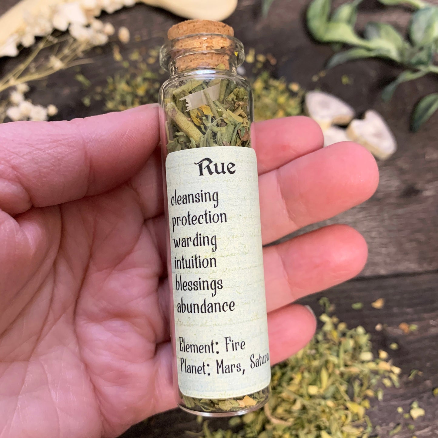 Rue Herb Bottle