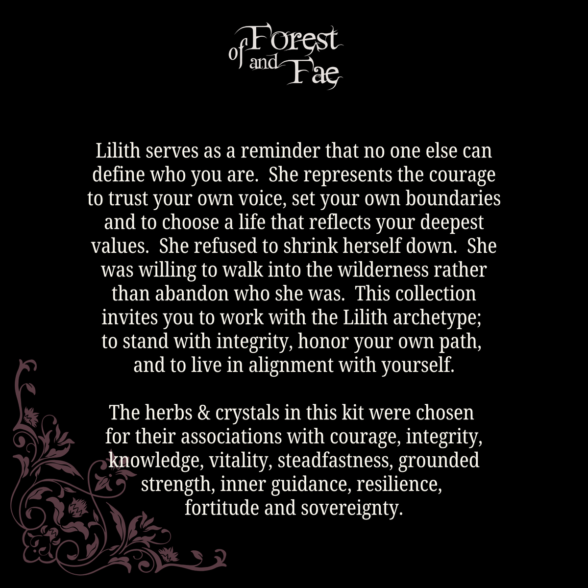 Lilith • Ritual Kit