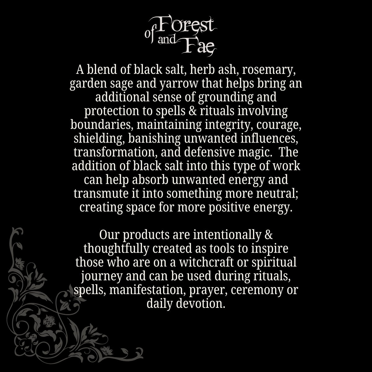Ritual Black Salt