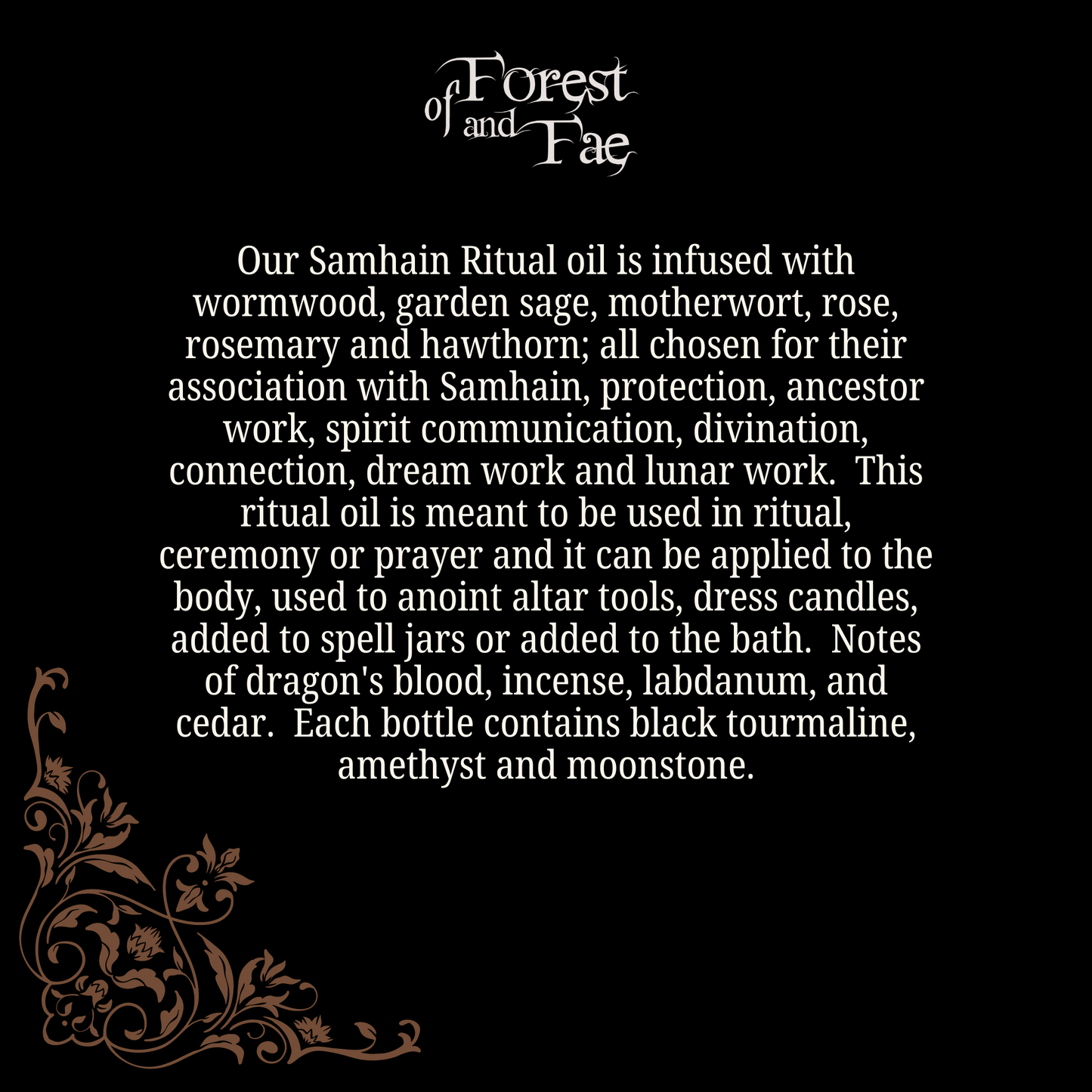 Samhain Ritual Oil