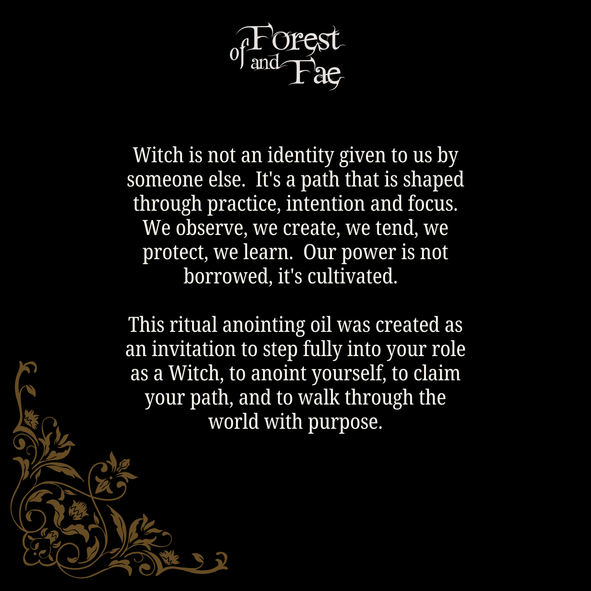 The Witch • Anointing Oil
