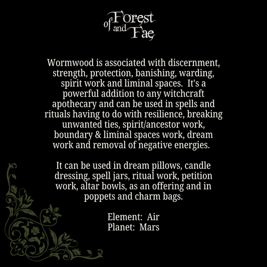 Wormwood • Protection, Banishing, Divination