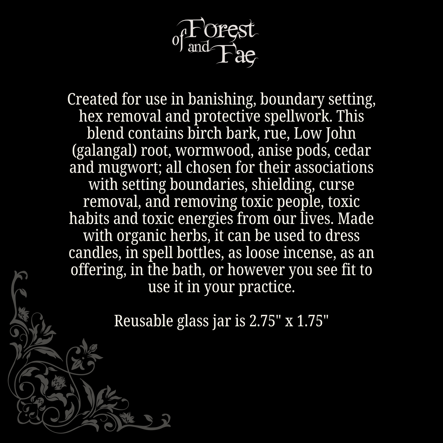 Banishing Spellwork Herb Blend