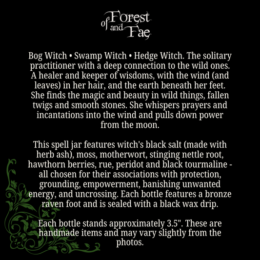 Bog Witch Spell Jar