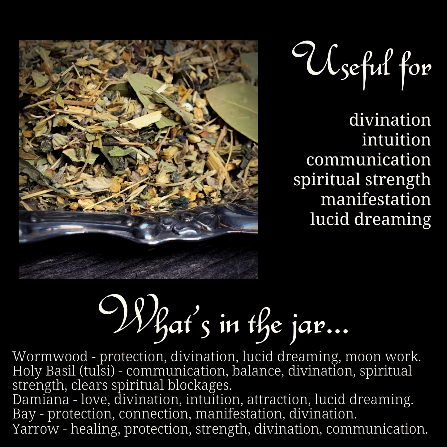 Divination Spellwork Herb Blend