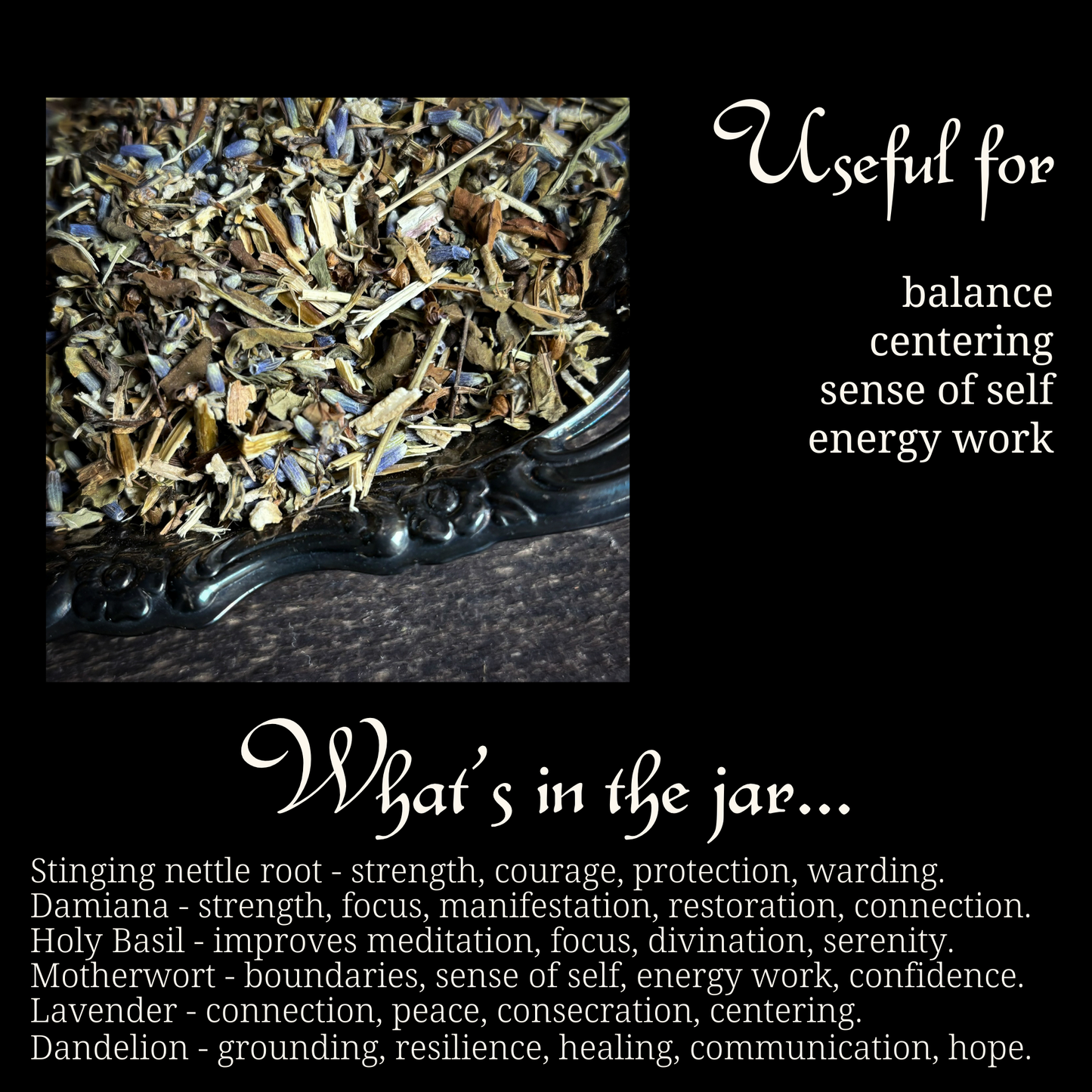 Grounding Spellwork Herb Blend