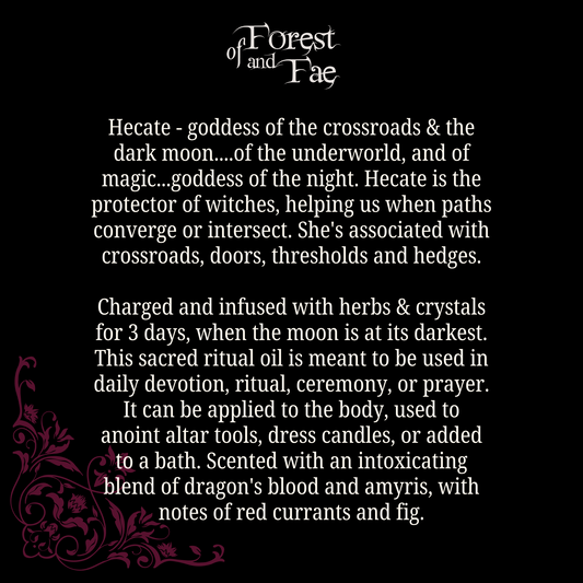 Hecate Sacred Ritual Oil