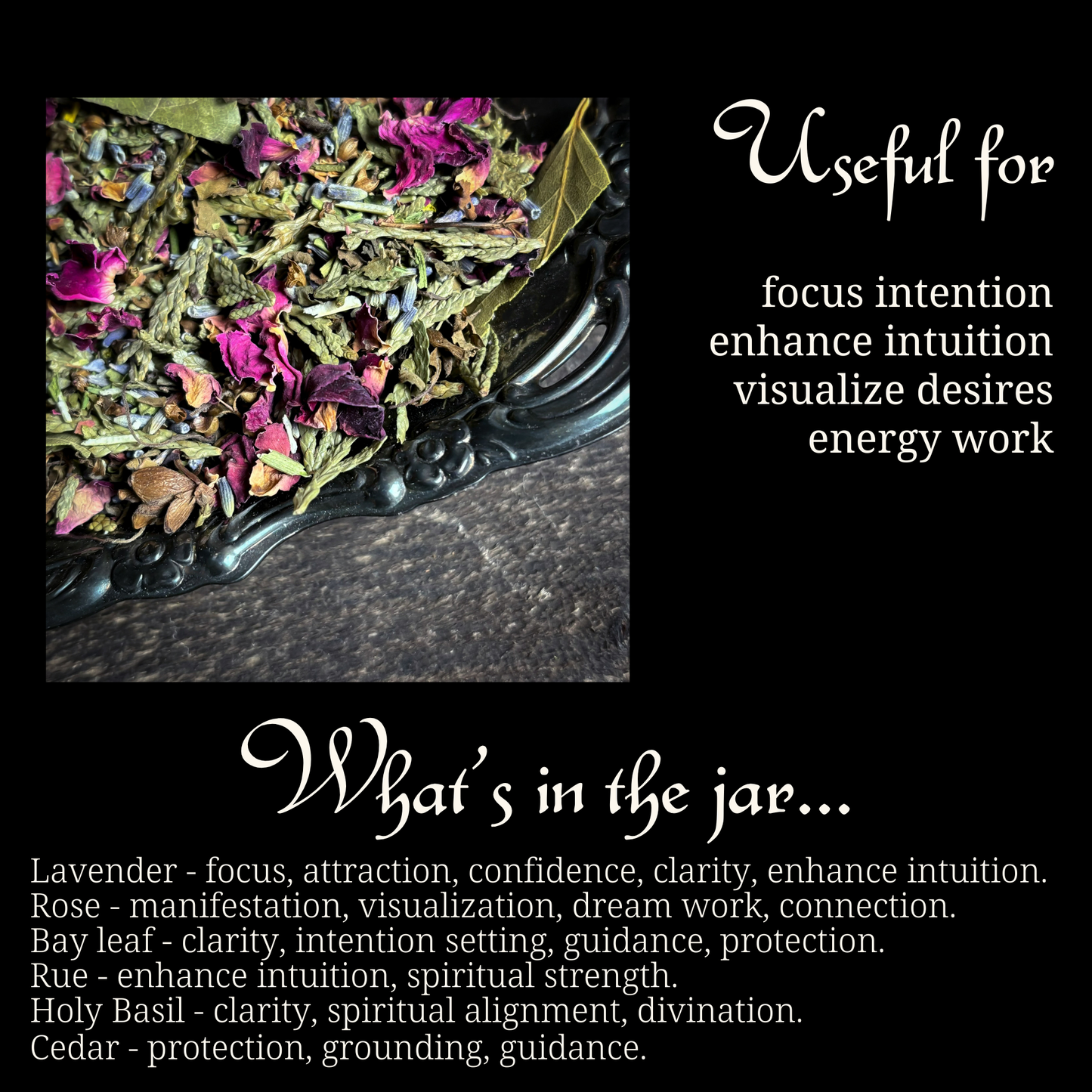 Manifestation Spellwork Herb Blend