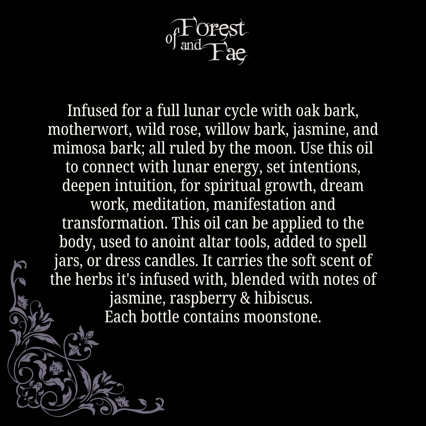 Moon Ritual Sacred Altar Oil