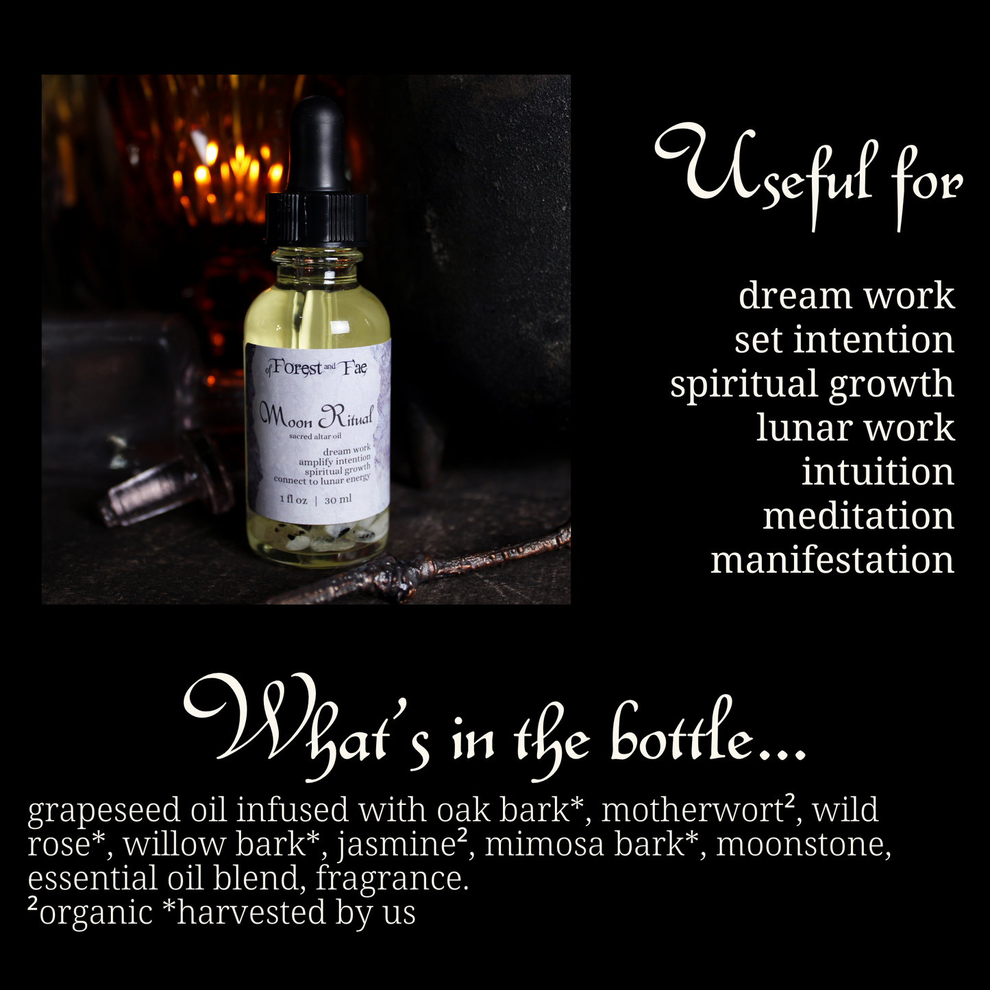 Moon Ritual Sacred Altar Oil