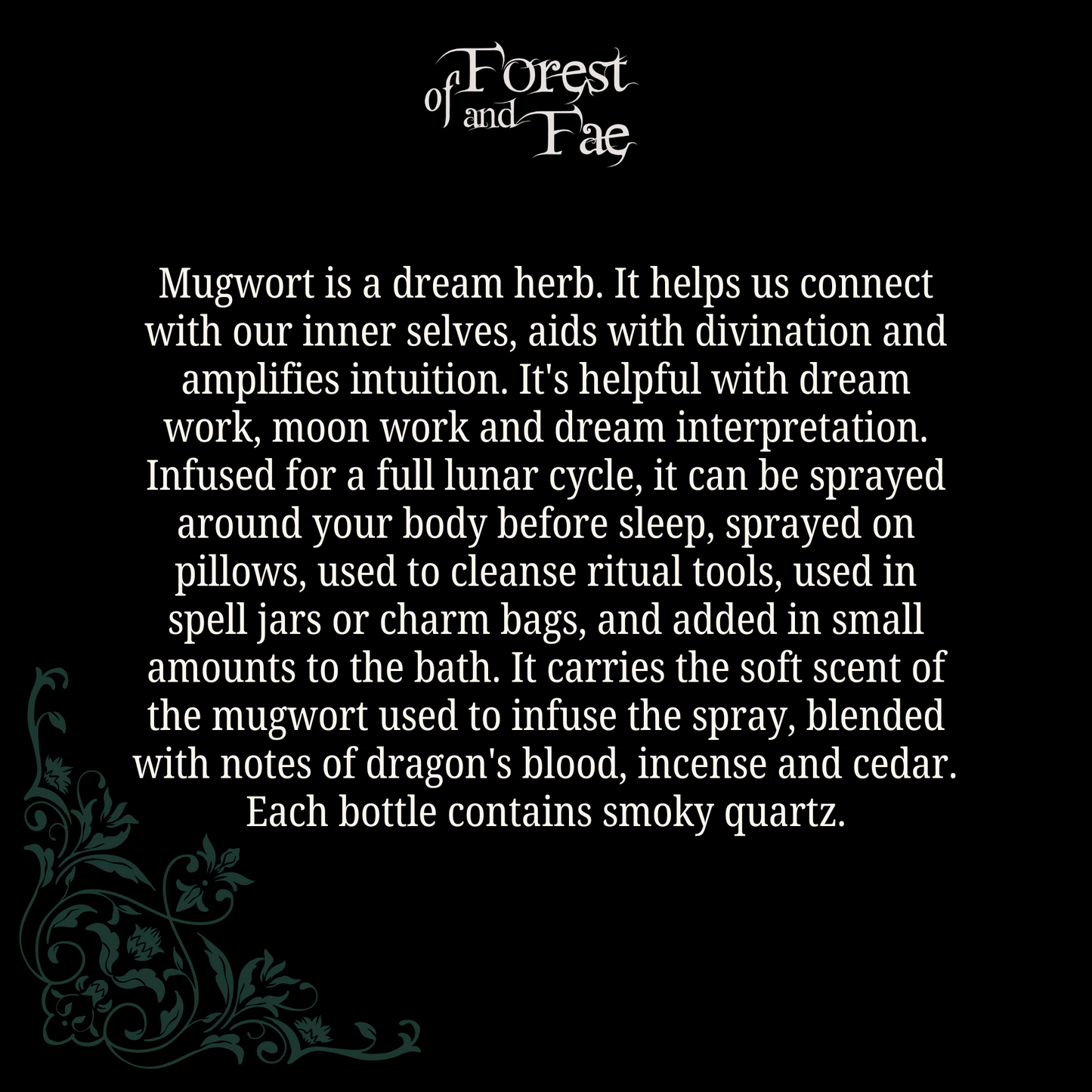 Mugwort Ritual Spray