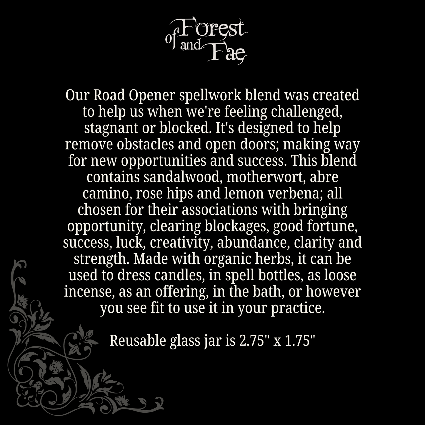 Road Opener Spellwork Herb Blend