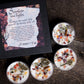 Samhain Tealight Candle Set | Crystal & Herb Candles