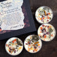 Samhain Tealight Candle Set | Crystal & Herb Candles