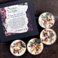 Samhain Tealight Candle Set | Crystal & Herb Candles