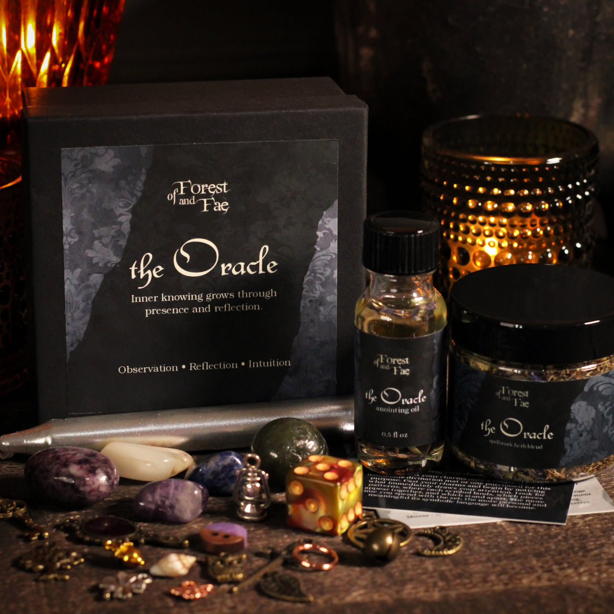 The Oracle • Charm Casting Divination Set