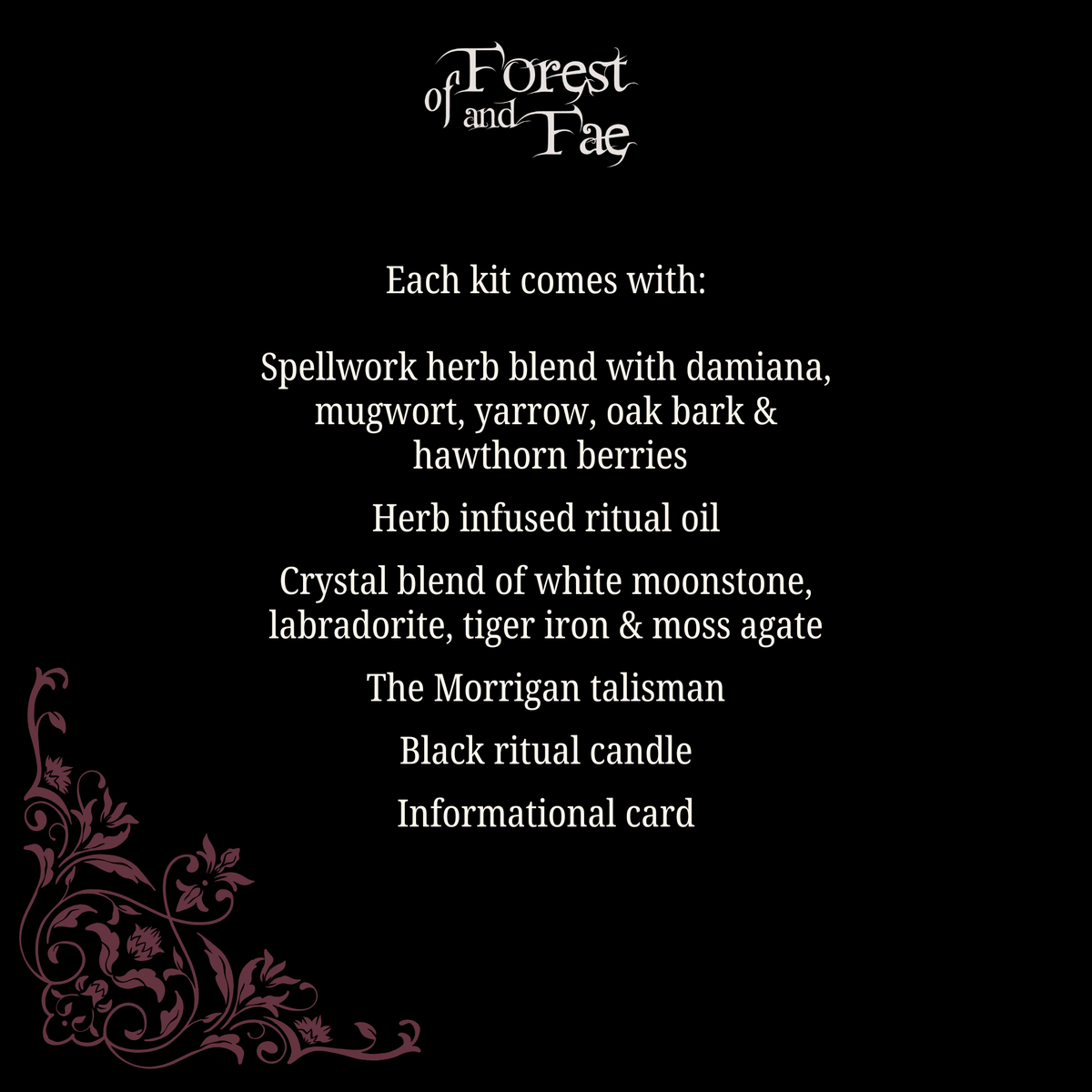 The Morrigan • Ritual Kit