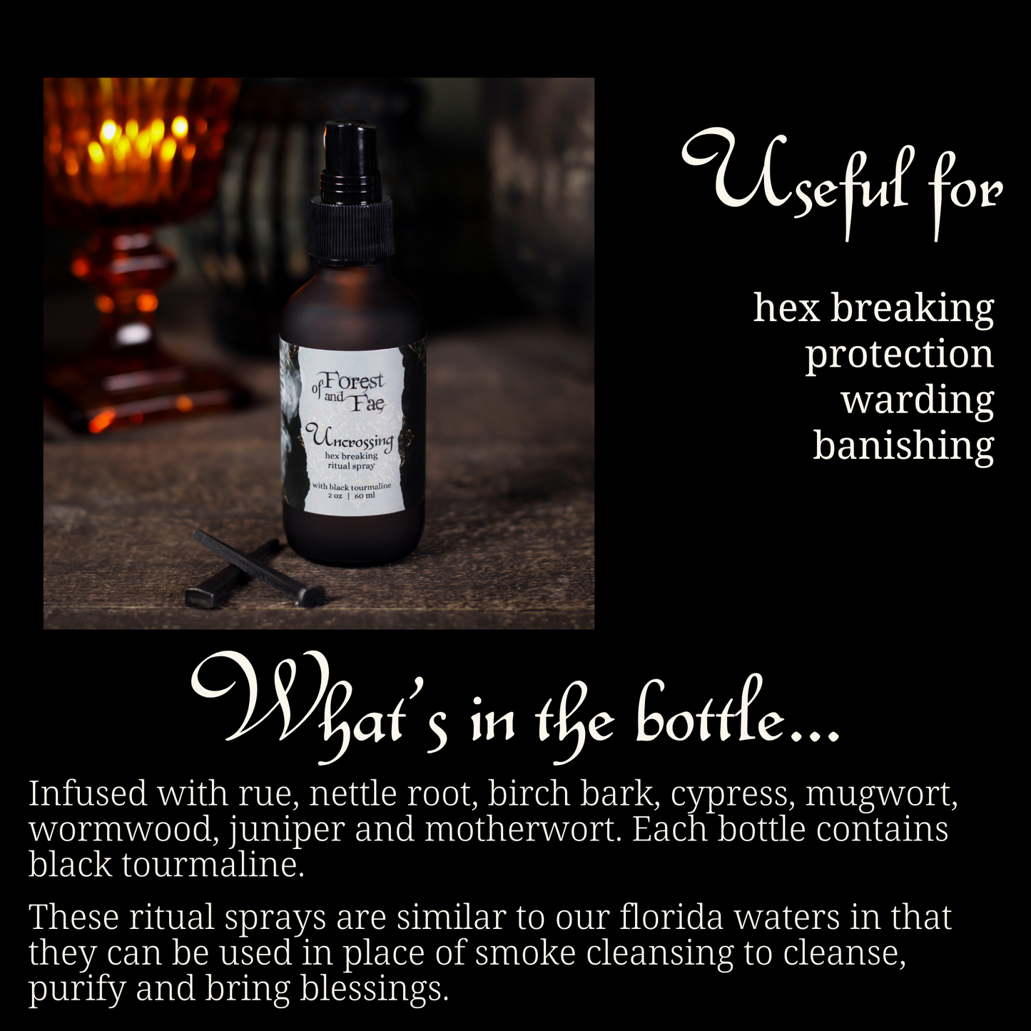 Uncrossing Hex Breaking Ritual Spray