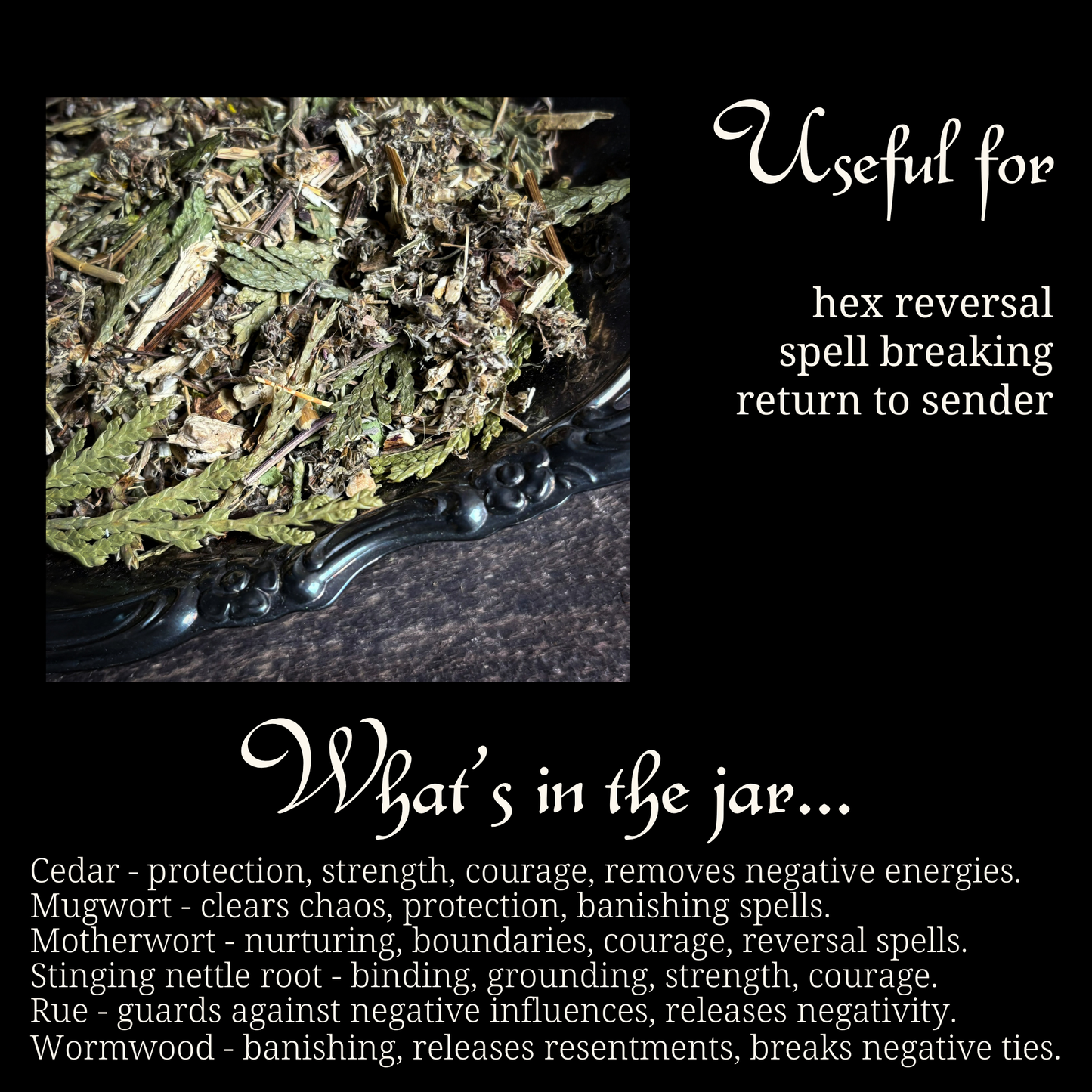Uncrossing Spellwork Herb Blend